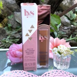 💚 LYS Beauty Triple Fix Brightening Concealer Dark brown gold Undertomes *BNIB